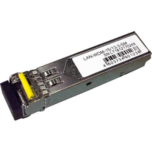 Модуль SFP WDM 1.25G, 1550nm / 1310nm, 3 km, LC, DDM, Cisco